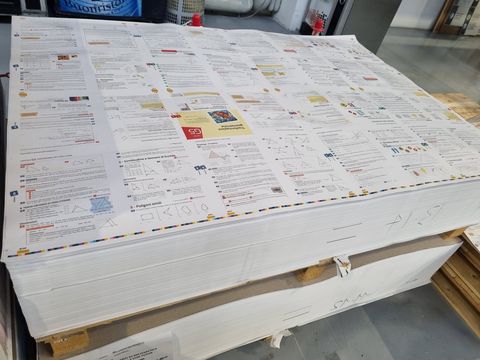 Foglio sottile stampato per editoria