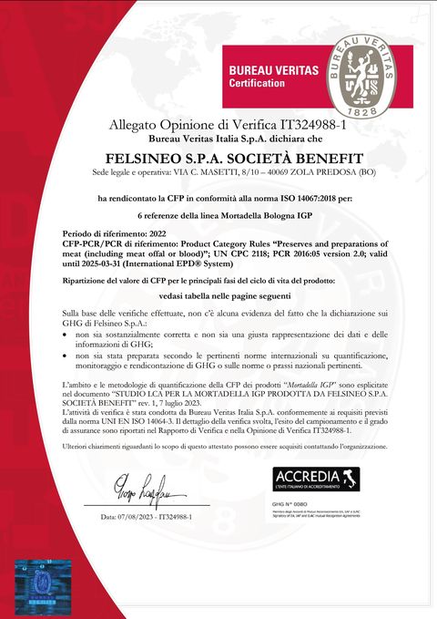 DESPAR GIGANTINA HALF 13KG MORTADELLA DI BOLOGNA PGI PISTACHIO