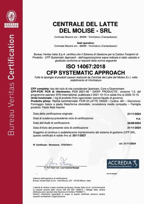 Fiordilatte g100 Sassano in bustone da 3 pezzi