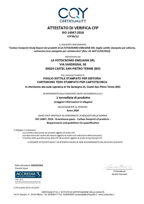 Foglio sottile stampato per editoria