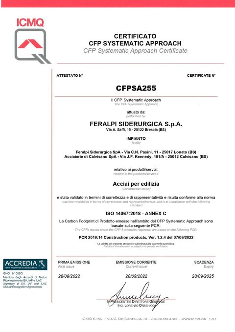 Reinforcing steel bar GREEN PLUS