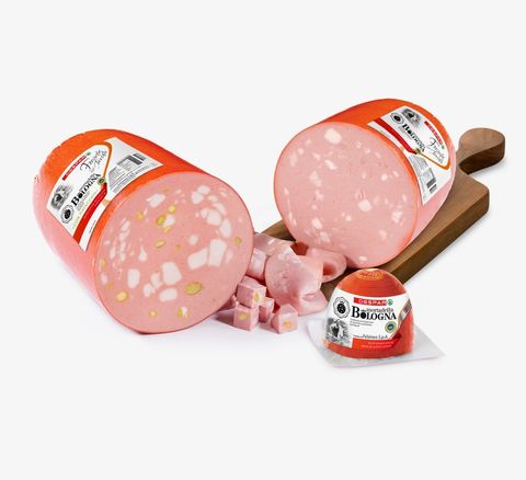 DESPAR GIGANTINA HALF 13KG MORTADELLA DI BOLOGNA PGI PISTACHIO